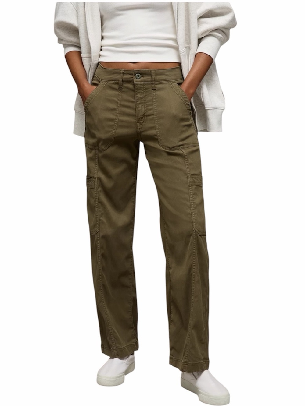 American Eagle | Women’s Green Stretch High-Rise Stovepipe Pants Size 8 NWT